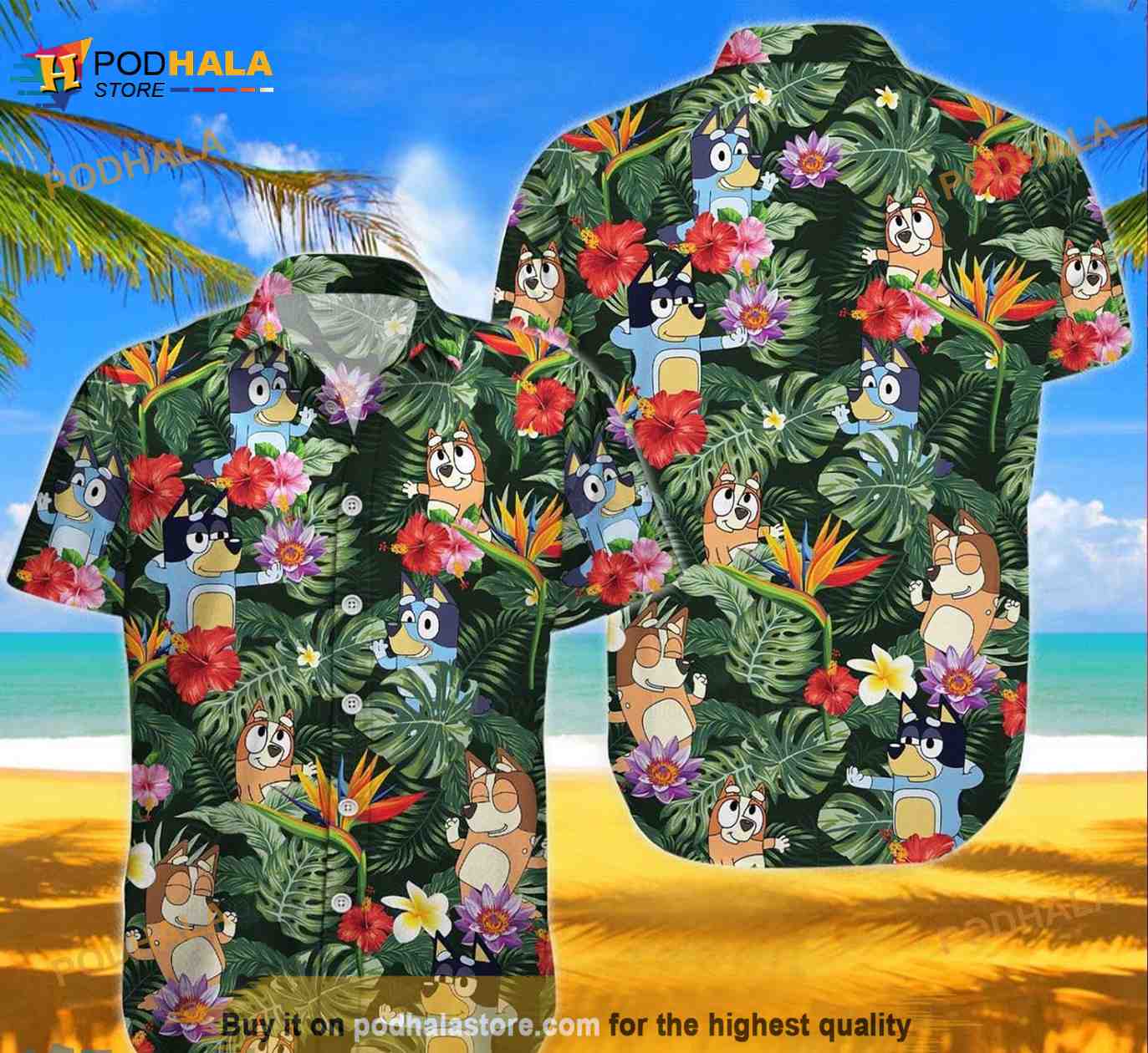 Bluey-Family-Trending-Hawaiian-Summer-Shirt-Summer-Vacation-Hawaii-Shirt.jpg