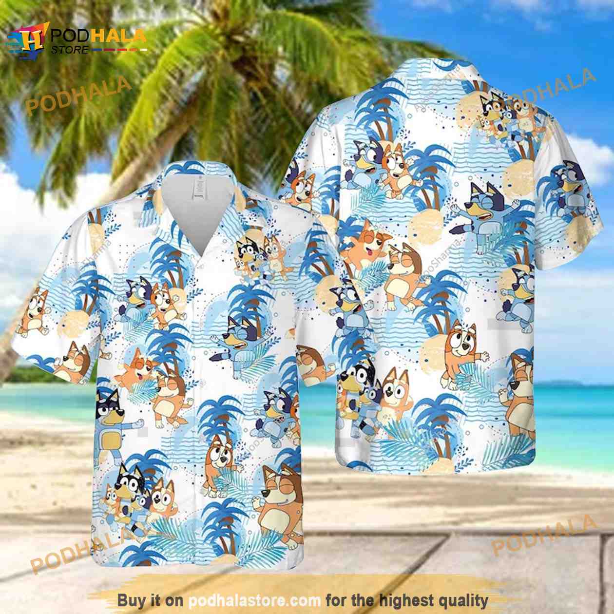 Bluey-Hawaiian-Shirt-Bluey-4th-Of-July-Button-Shirt-Bluey-Bingo-Vacation-Shirt.jpg