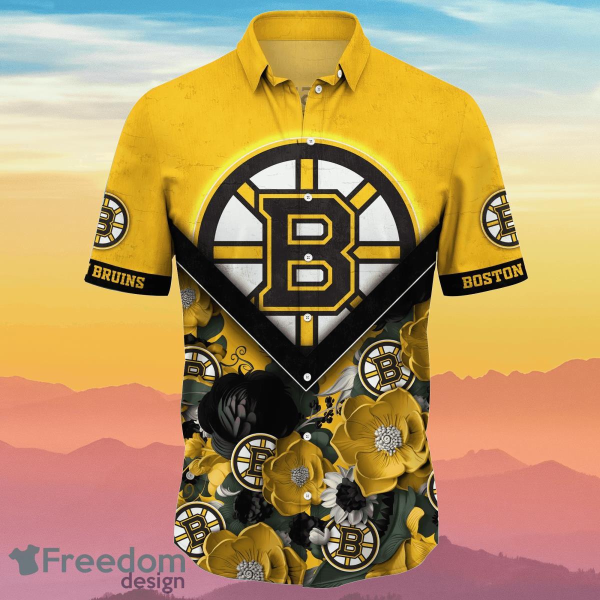 Boston Bruins NHL Flower Hawaiian Shirt Unique Gift For Men And Women Fans