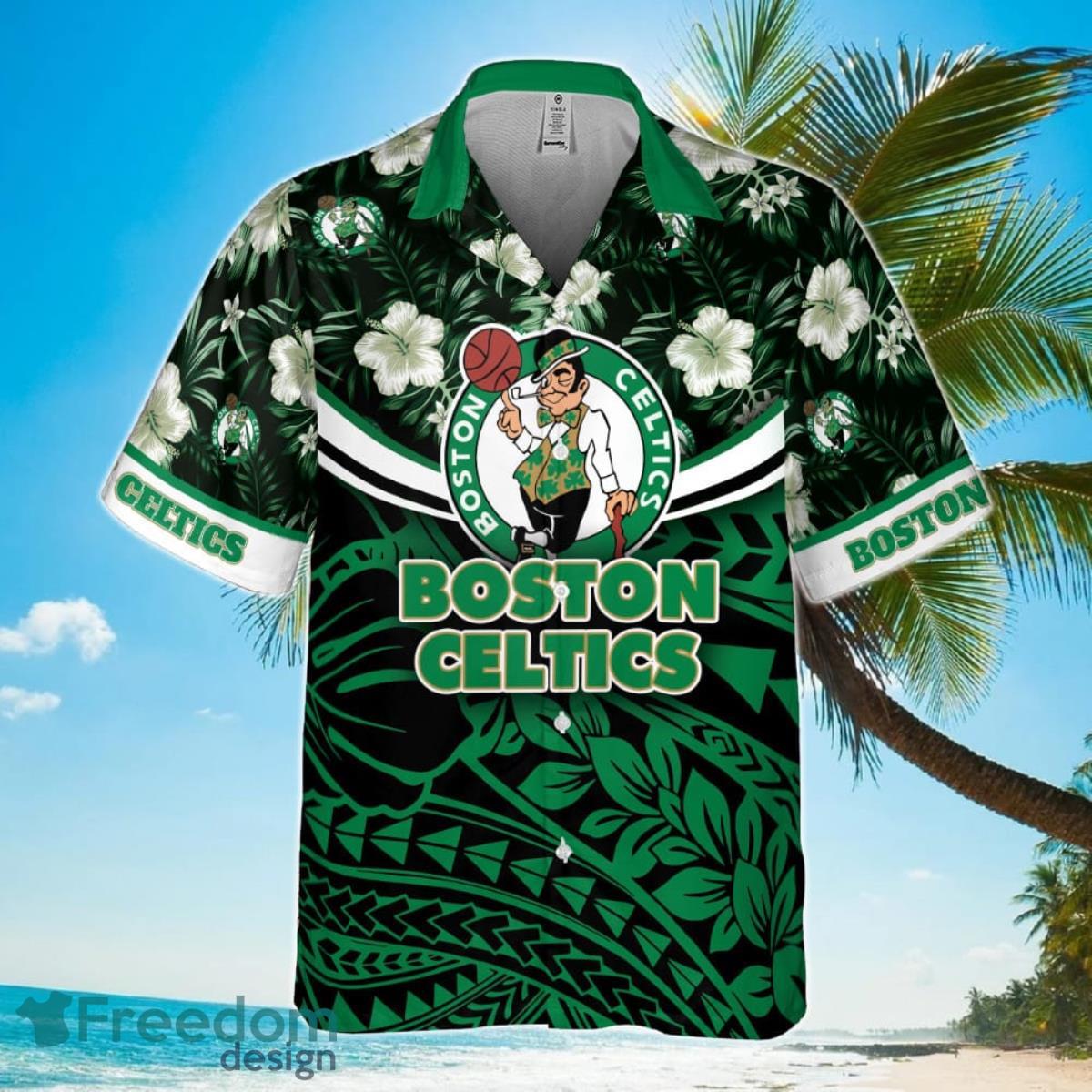 Boston-Celtics-National-National-Basketball-Association-2023-Polynesian-Pattern-Hawaiian-Shirt-1