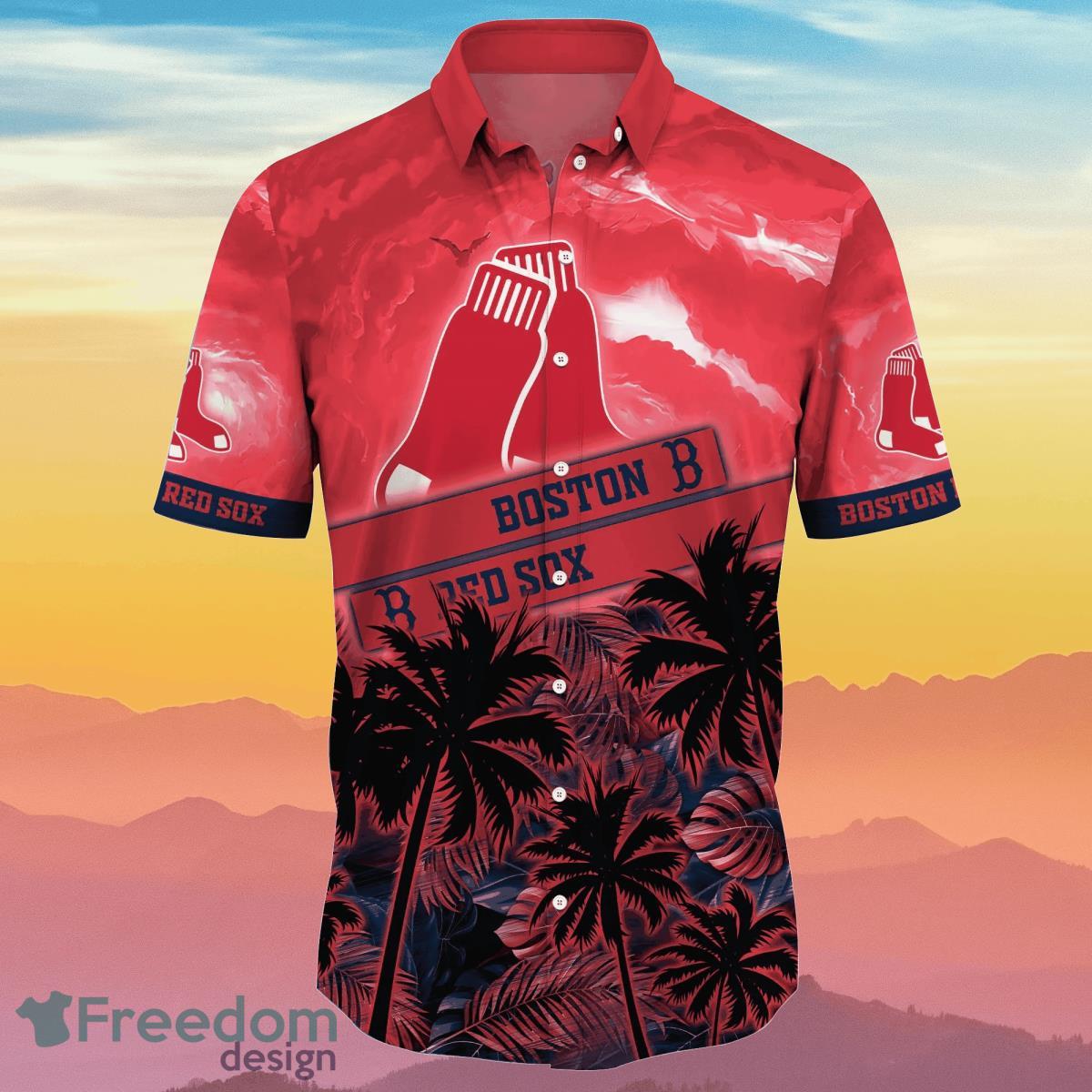 Boston Red Sox MLB Flower Hawaiian Shirt Ideal Gift For Real Fans