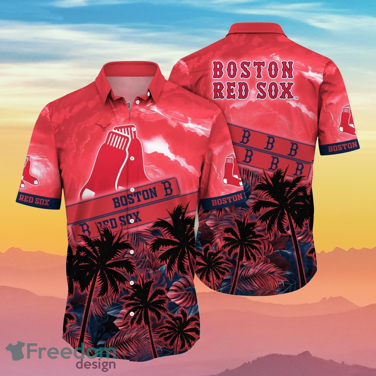 Boston Red Sox MLB Flower Hawaiian Shirt Ideal Gift For Real Fans Boston Red Sox MLB Flower Hawaiian Shirt Ideal Gift For Real Fans