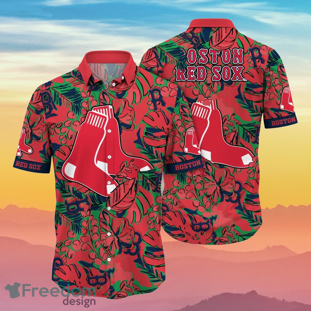 Boston Red Sox MLB Flower Hawaiian Shirt Impressive Gift For Real Fans Boston Red Sox MLB Flower Hawaiian Shirt Impressive Gift For Real Fans