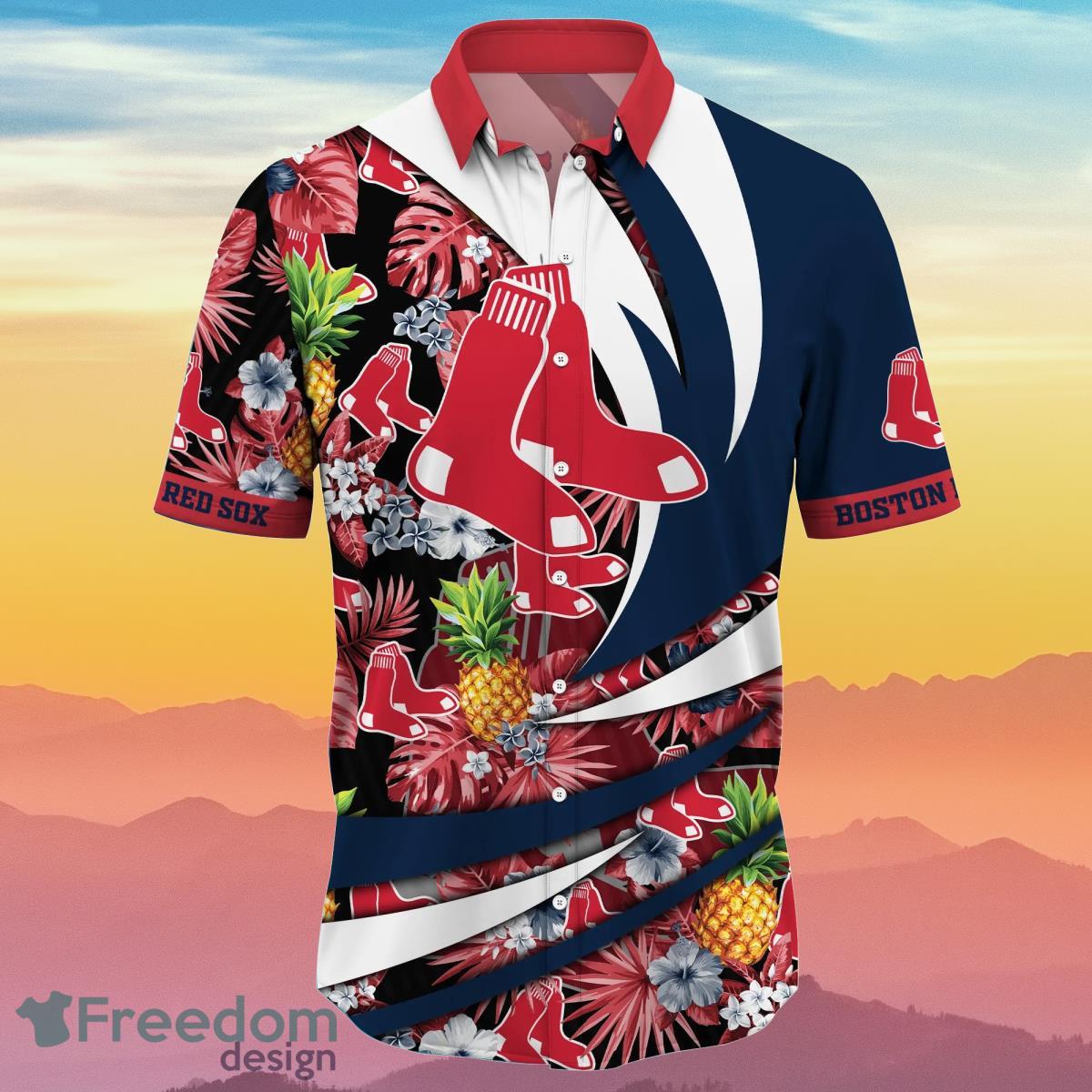 Boston Red Sox MLB Flower Hawaiian Shirt Special Gift For Fans