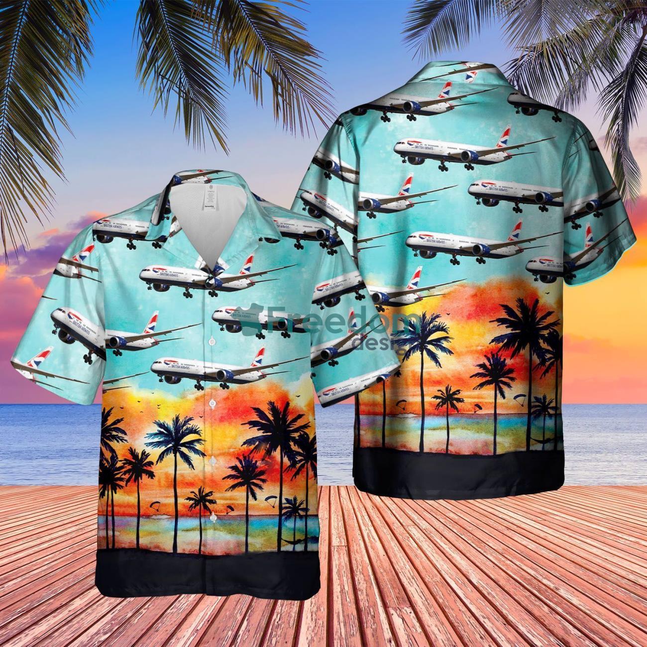 British Airways Boeing 787-10 Dreamliner Hawaiian Shirt Beach Summer Shirt British Airways Boeing 787-10 Dreamliner Hawaiian Shirt Beach Summer Shirt