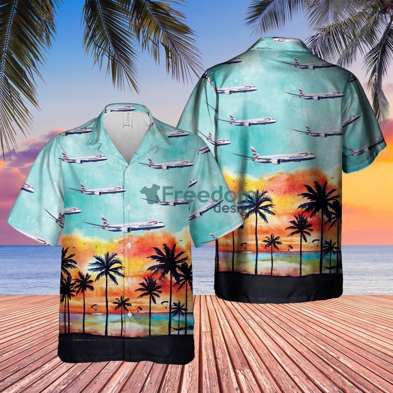 British Airways Plane Hawaiian Shirt Beach Summer Shirt British Airways Plane Hawaiian Shirt Beach Summer Shirt