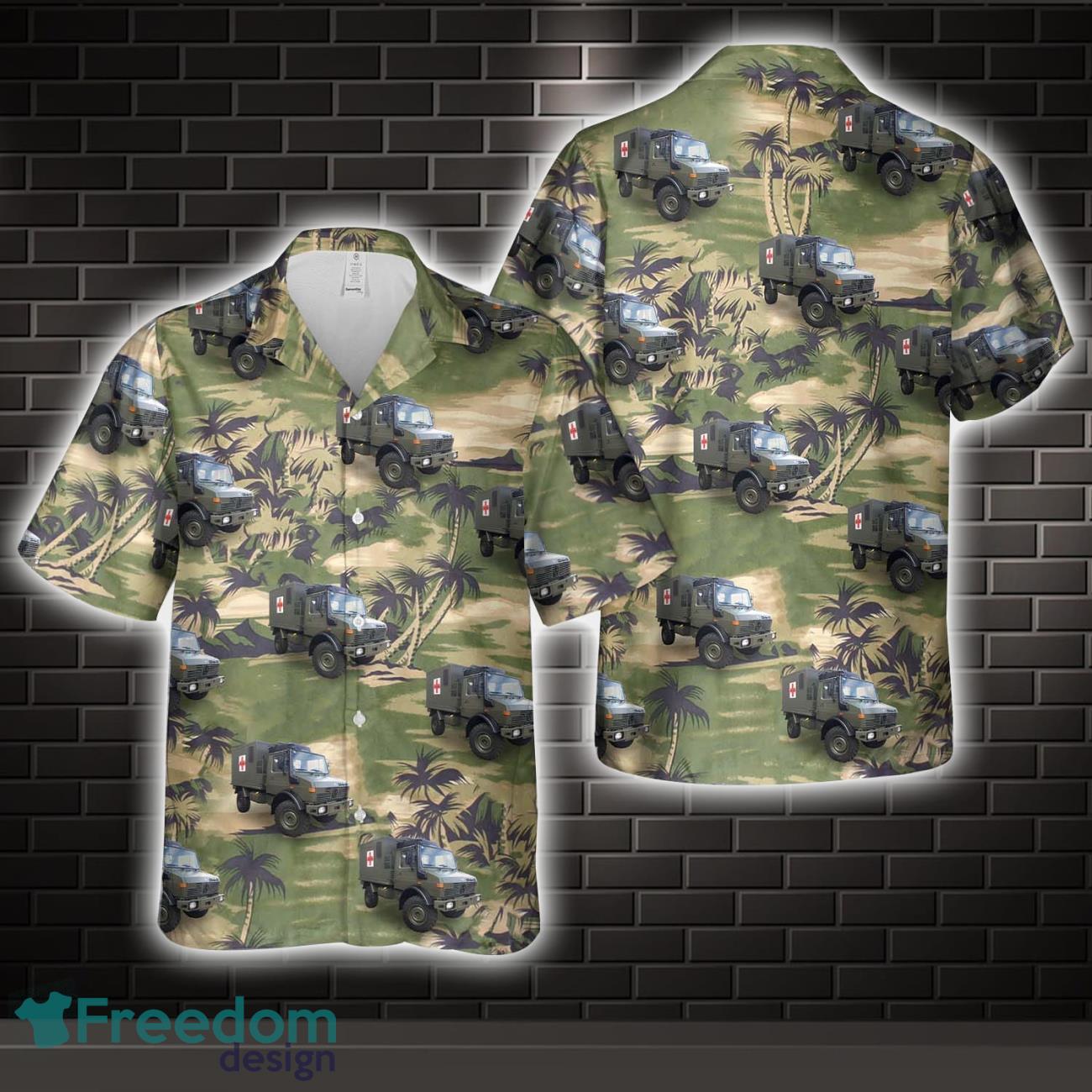 British Army Unimog All Printed 3D Hawaiian Shirt For Men Women British Army Unimog All Printed 3D Hawaiian Shirt For Men Women