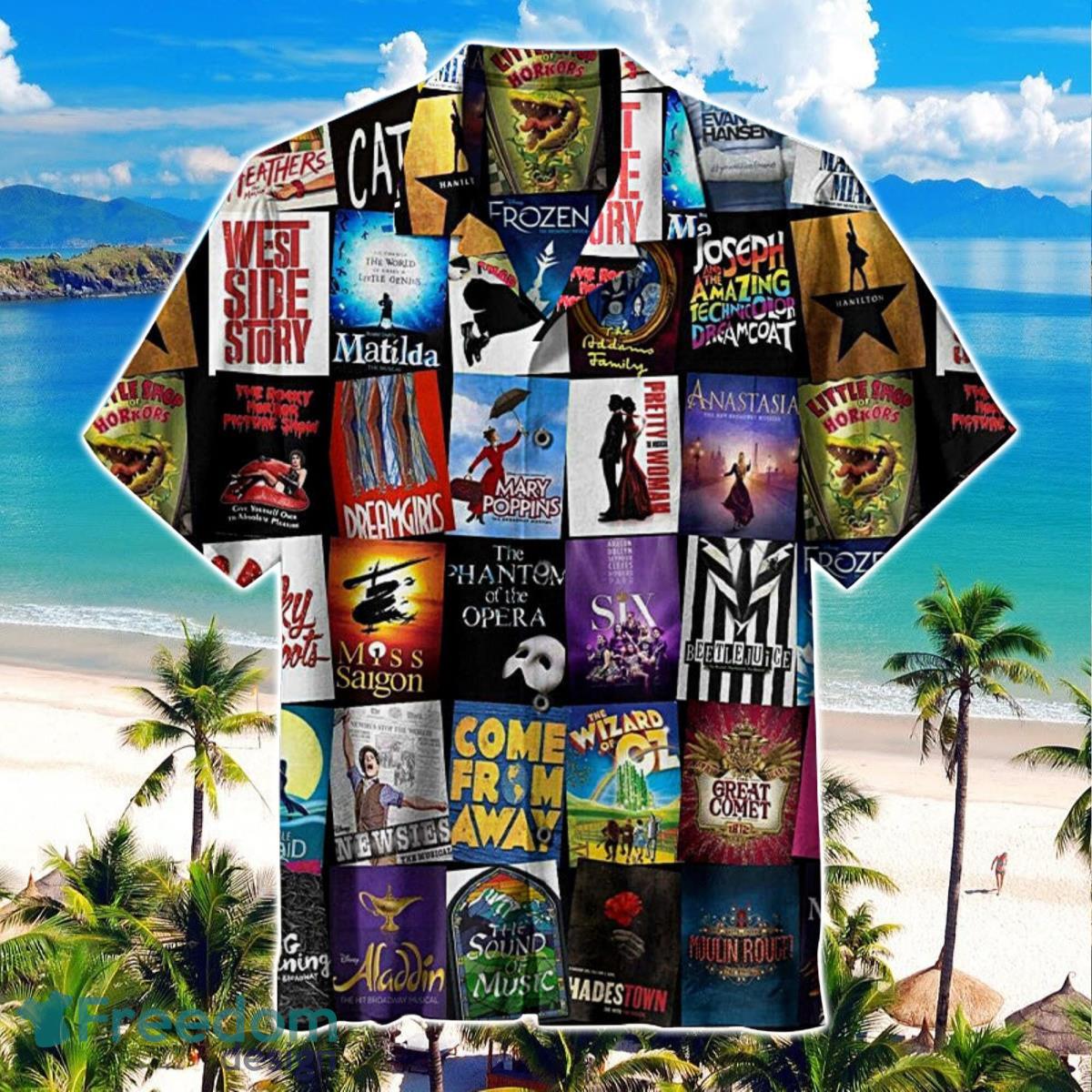 Broadway Musical Theater Unisex Hawaiian Shirt Broadway Musical Theater Unisex Hawaiian Shirt