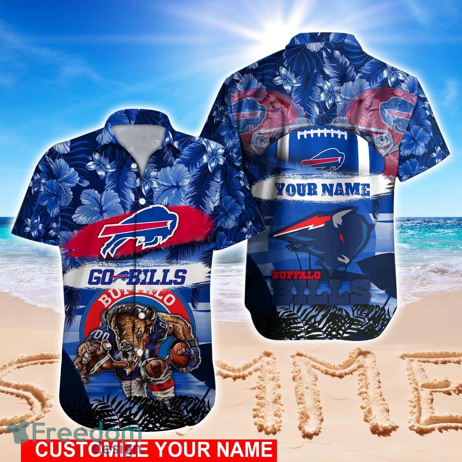 Buffalo Bills NFL Hawaiian shirt Custom Name Summer Gift Buffalo Bills NFL Hawaiian shirt Custom Name Summer Gift