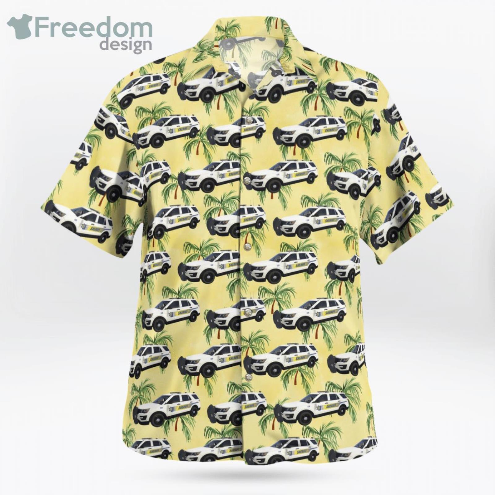 Calcasieu Parish Sheriff Ford Explorer Hawaiian Shirt