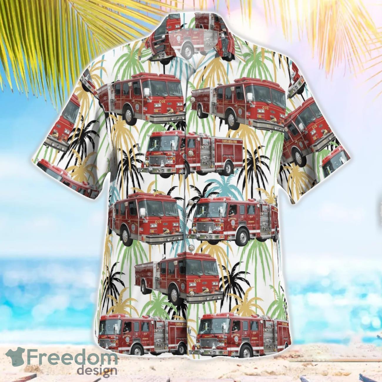 California-Costa-Mesa-Fire-Rescue-Department-Pumper-Hawaiian-Shirt-Button-Summer-Shirt-1