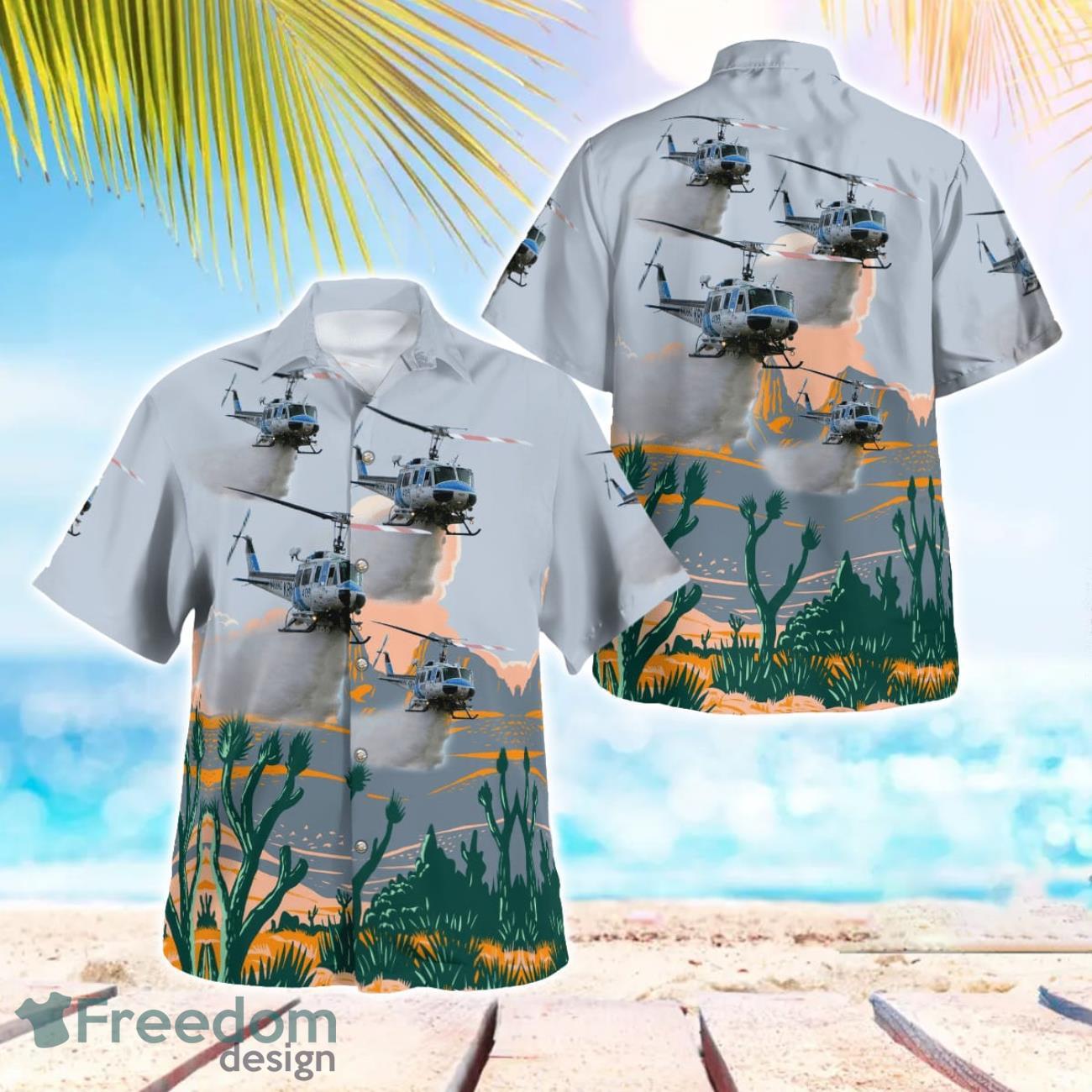 California Kern County Fire Department Bell 205 Hawaiian Shirt Button Summer Shirt California Kern County Fire Department Bell 205 Hawaiian Shirt Button Summer Shirt