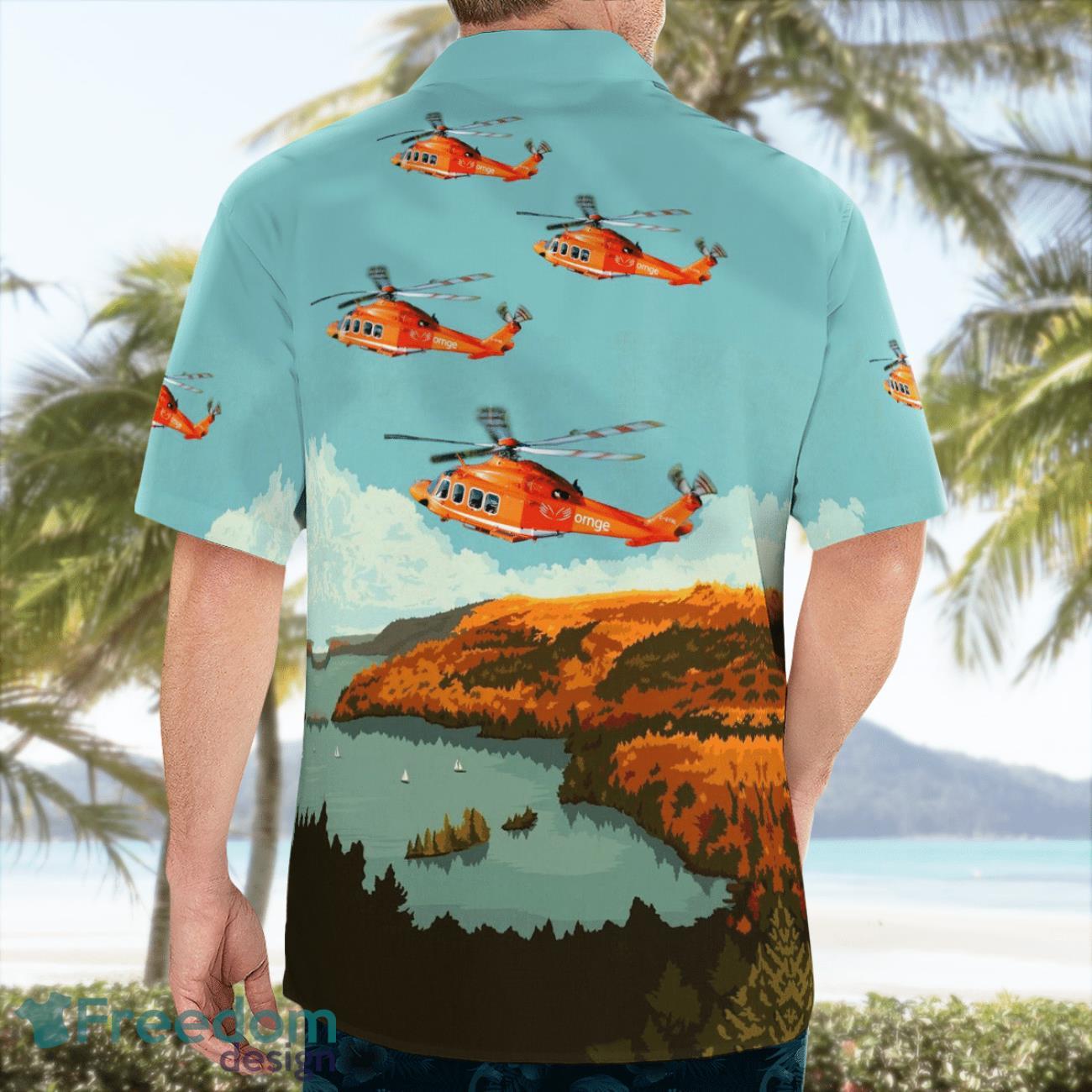 Canada-Ontario-Air-Ambulance-S-76A-Helicopter-Beach-Hawaiian-Shirt-Gift-For-Summer-Holiday-1