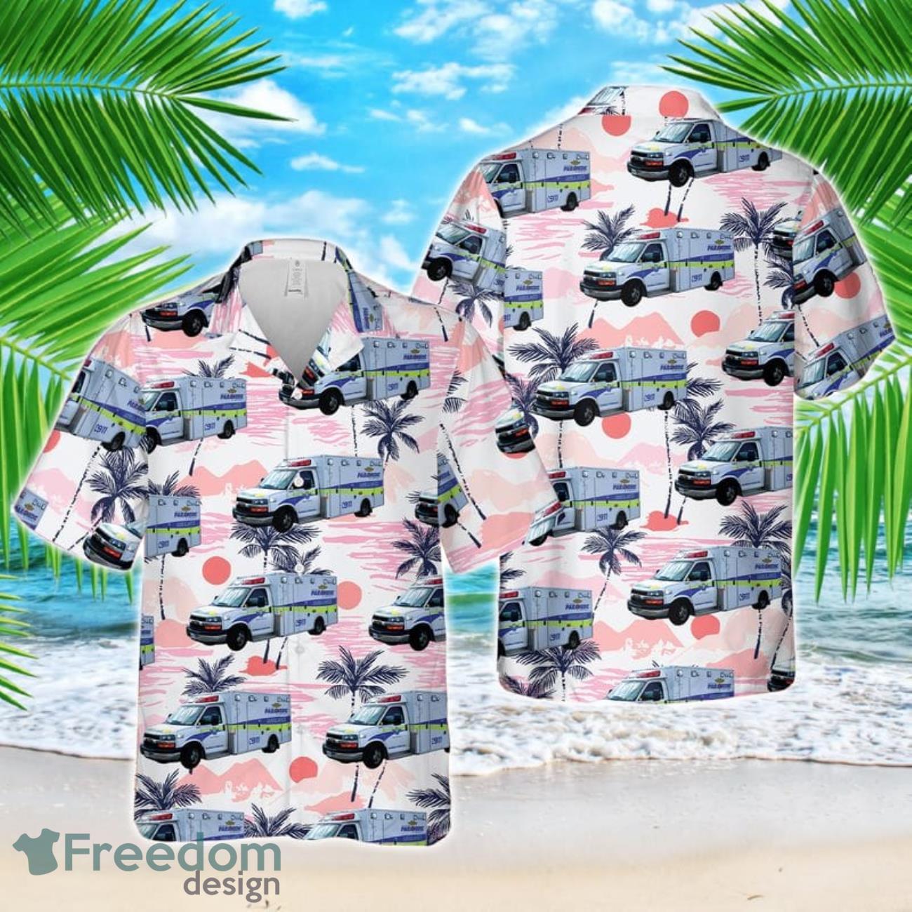 Canada Region of Waterloo Paramedic Service Hawaiian Shirt Unisex For Men And Women Canada Region of Waterloo Paramedic Service Hawaiian Shirt Unisex For Men And Women