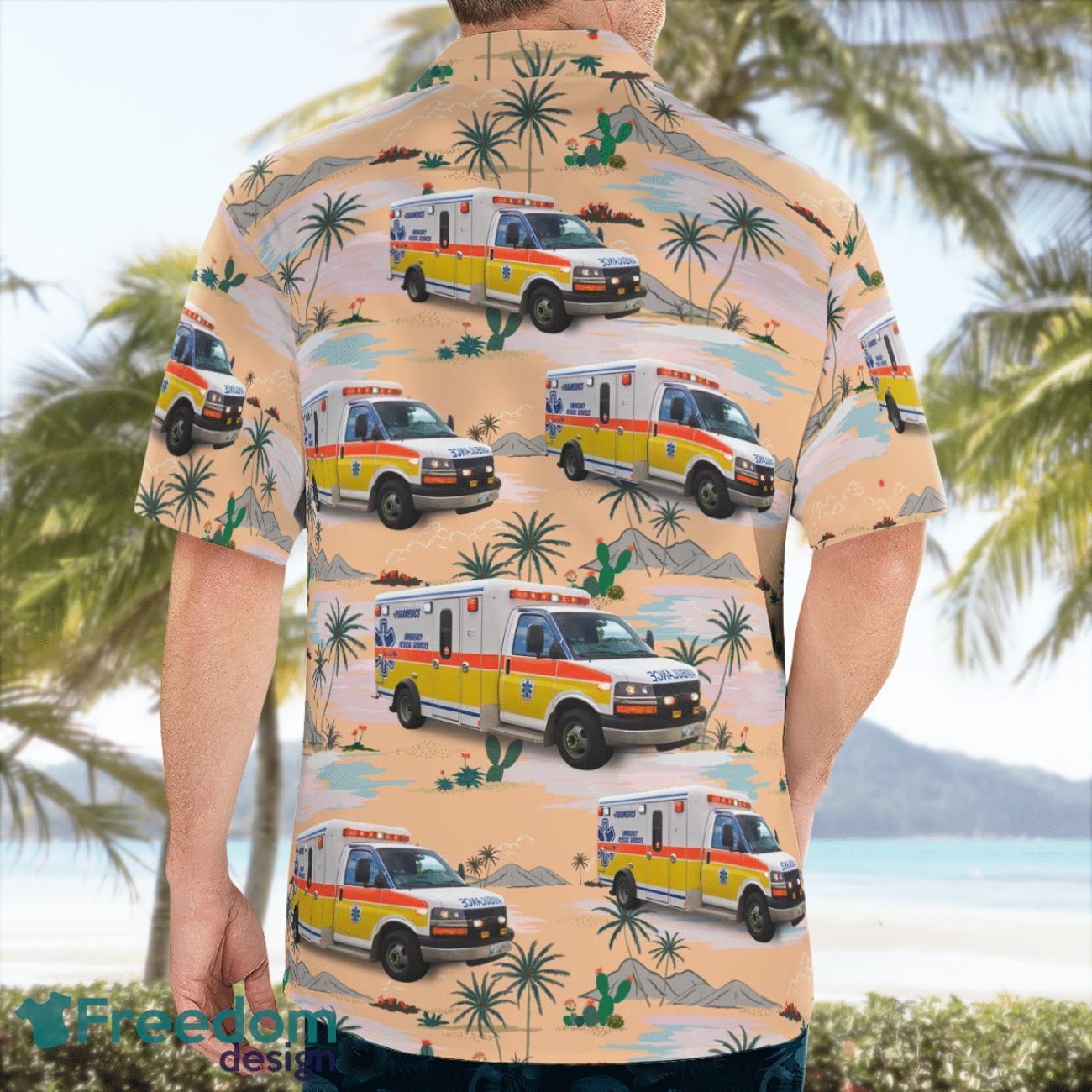 Canada Winnipeg Ambulance Hawaiian Shirt Beach Shirt For Men And Women