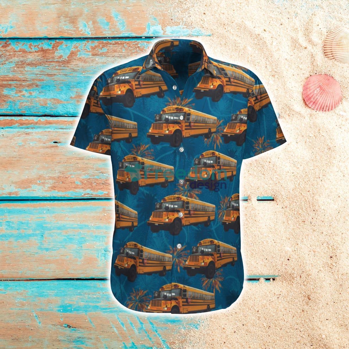 Canadian School Bus Hawaiian Shirt Great Style For Men Women Canadian School Bus Hawaiian Shirt Great Style For Men Women