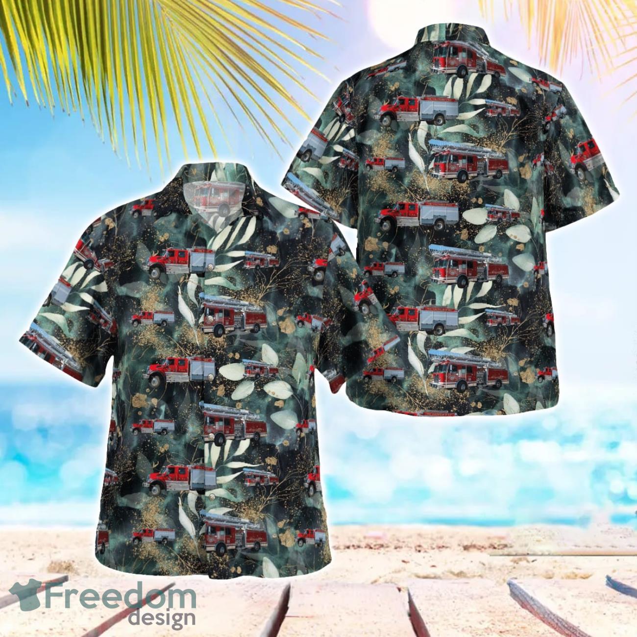Carbondale & Rural Fire Protection District Hawaiian Shirt Beach Summer Shirt Carbondale & Rural Fire Protection District Hawaiian Shirt Beach Summer Shirt