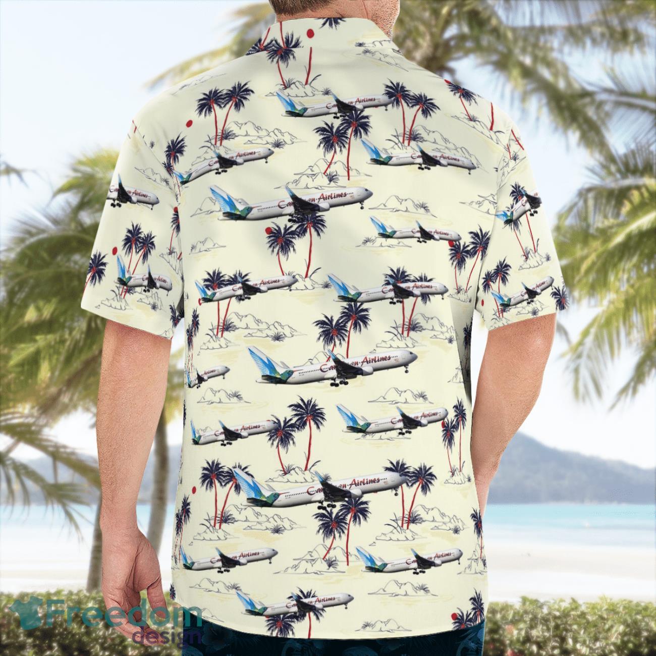 Caribbean-Airlines-Boeing-767-300ER-Beach-Hawaiian-Shirt-Gift-For-Summer-Holiday-1