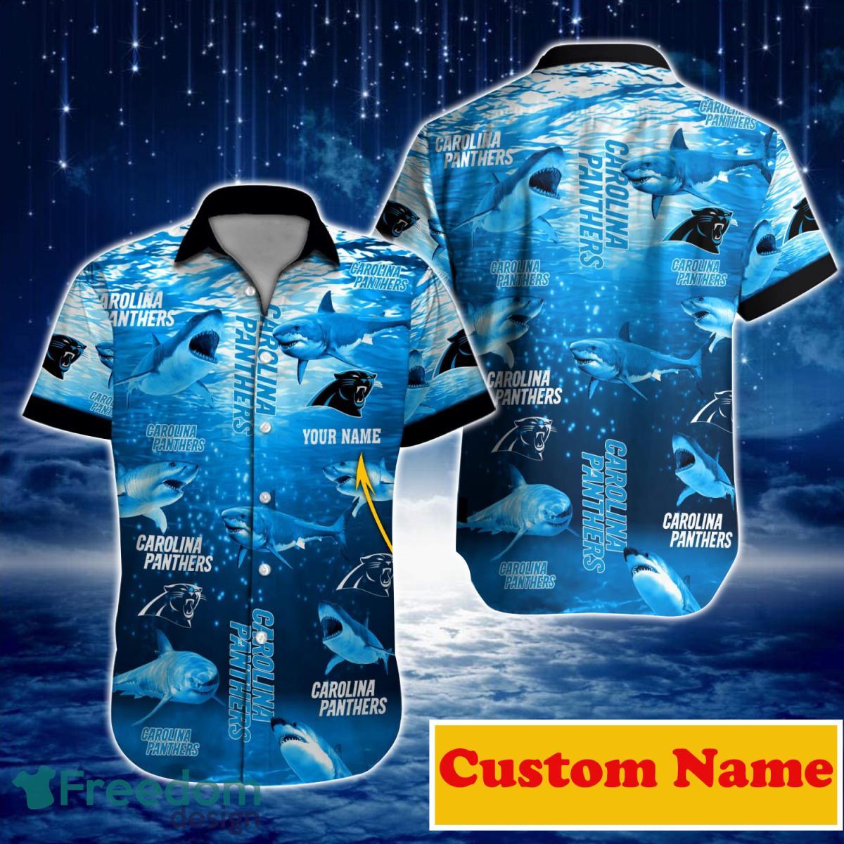 Carolina Panthers NFL Custom Name Hawaiian Shirt For Men And Women Best Gift For Fans Carolina Panthers NFL Custom Name Hawaiian Shirt For Men And Women Best Gift For Fans