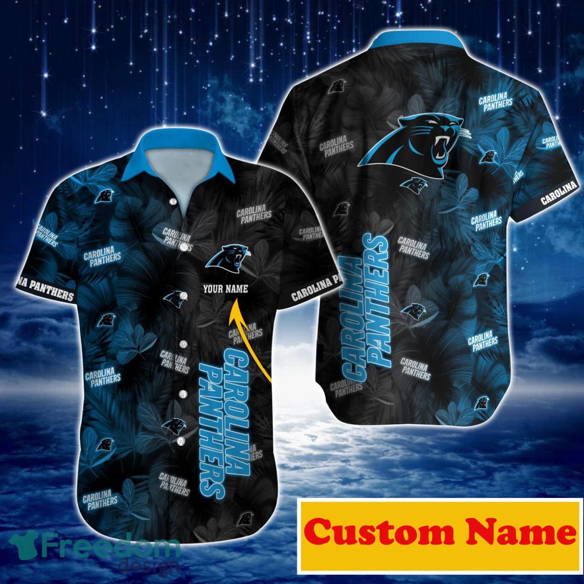Carolina Panthers NFL Custom Name Hawaiian Shirt For Men And Women Gift For Fans Carolina Panthers NFL Custom Name Hawaiian Shirt For Men And Women Gift For Fans