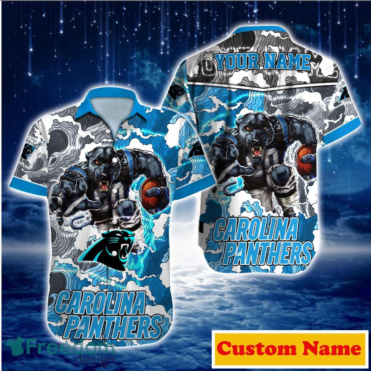 Carolina Panthers NFL Custom Name Hawaiian Shirt For Men And Women Gift For True Fans Carolina Panthers NFL Custom Name Hawaiian Shirt For Men And Women Gift For True Fans