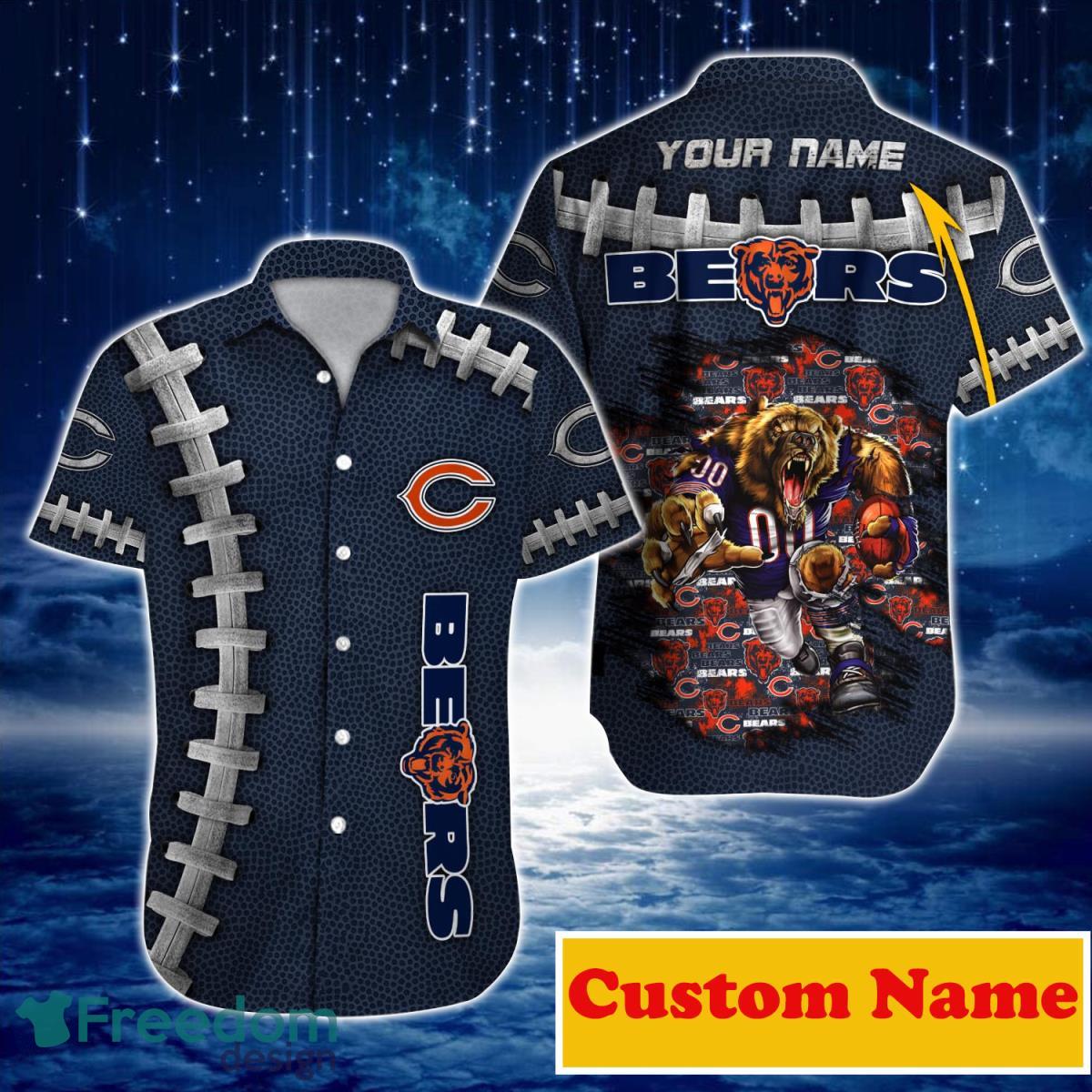 Chicago Bears NFL Custom Name Hawaiian Shirt For Men And Women Special Gift For Real Fans Chicago Bears NFL Custom Name Hawaiian Shirt For Men And Women Special Gift For Real Fans