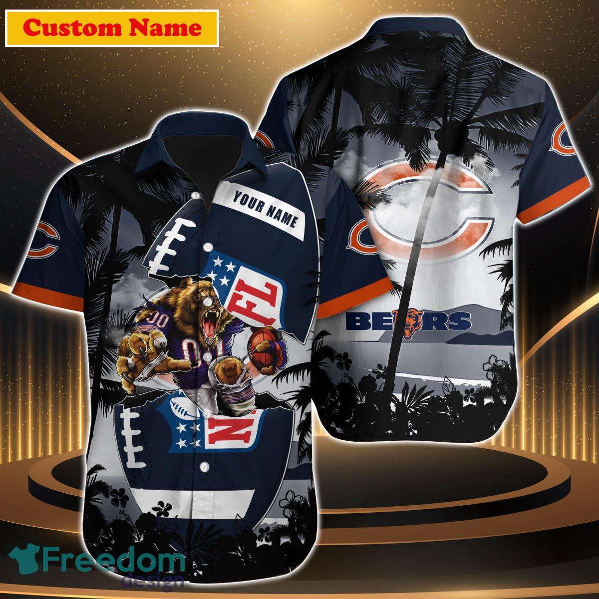 Chicago Bears NFL Custom Name Hawaiian Shirt Special Great Gift For Men Women Chicago Bears NFL Custom Name Hawaiian Shirt Special Great Gift For Men Women
