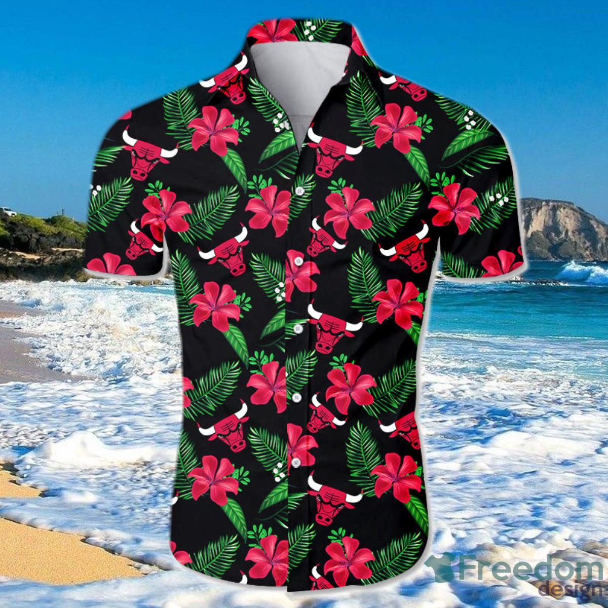 Chicago Bulls Hawaiian Shirt For Men And Women Small Flowers Chicago Bulls Hawaiian Shirt For Men And Women Small Flowers