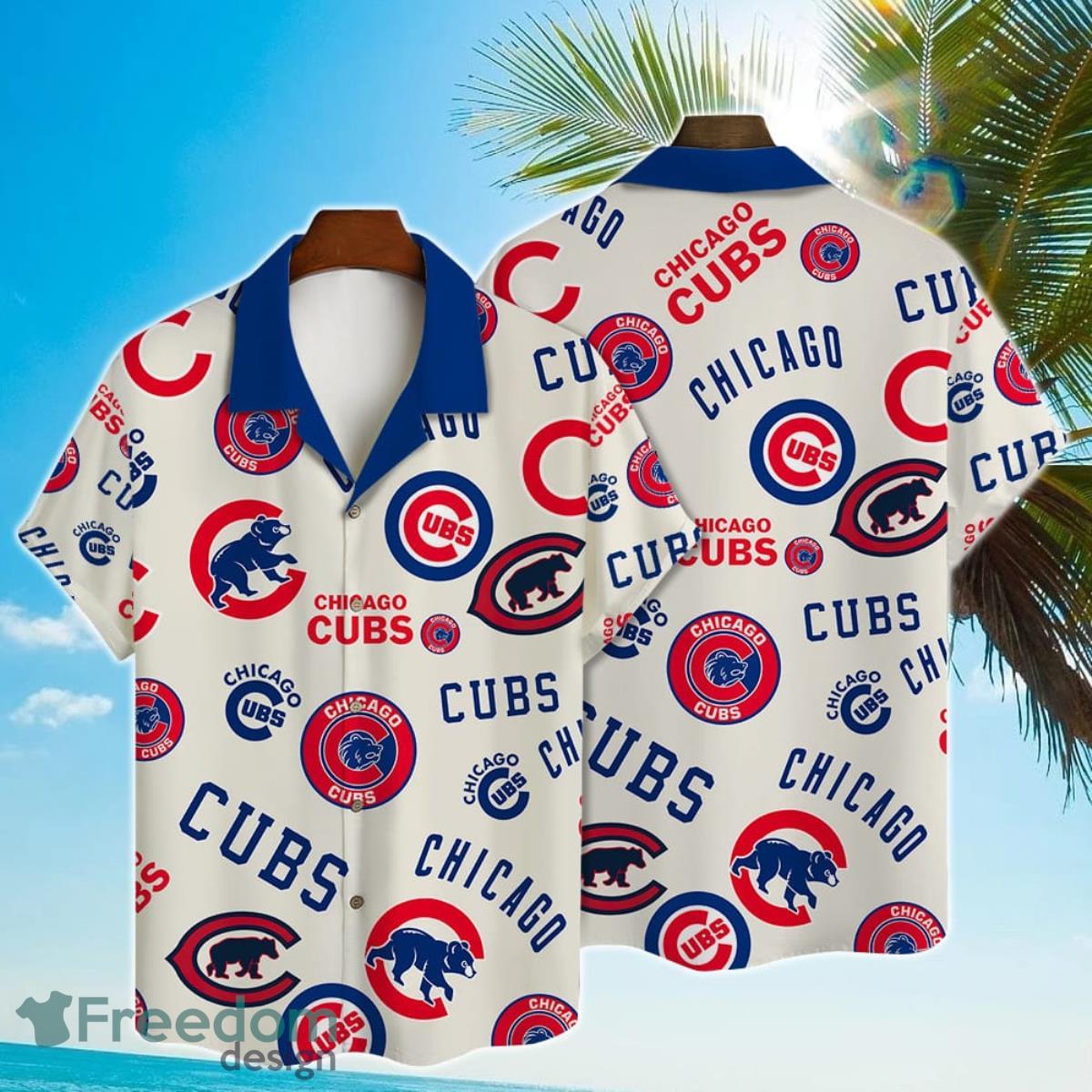 Chicago Cubs Major League Baseball MLB 3D Hawaiian Shirt For Real Fans Chicago Cubs Major League Baseball MLB 3D Hawaiian Shirt For Real Fans