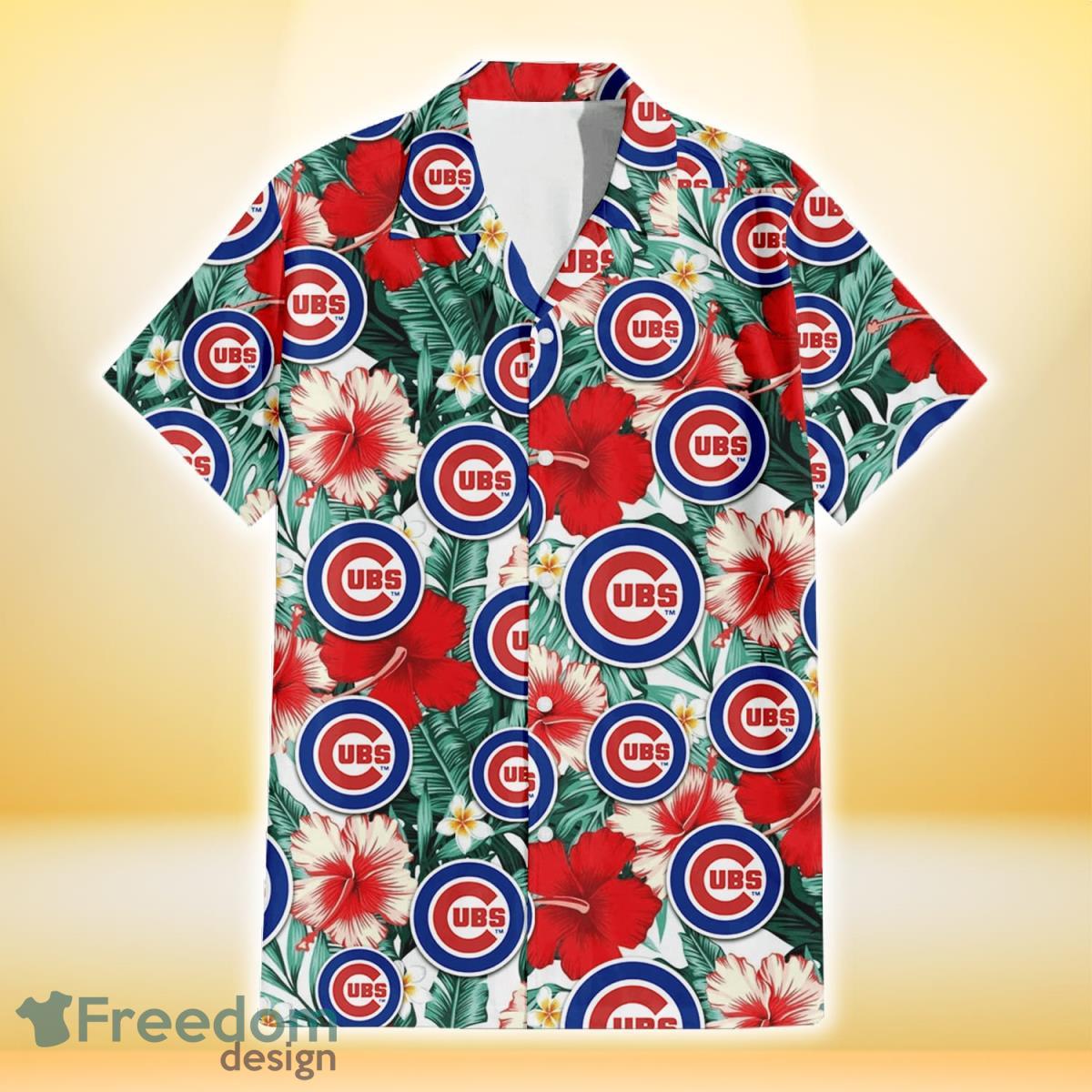 Chicago-Cubs-Red-Coral-Hibiscus-White-Porcelain-Flower-Banana-Leaf-3D-Hawaiian-Shirt-Gift-For-Fans-1