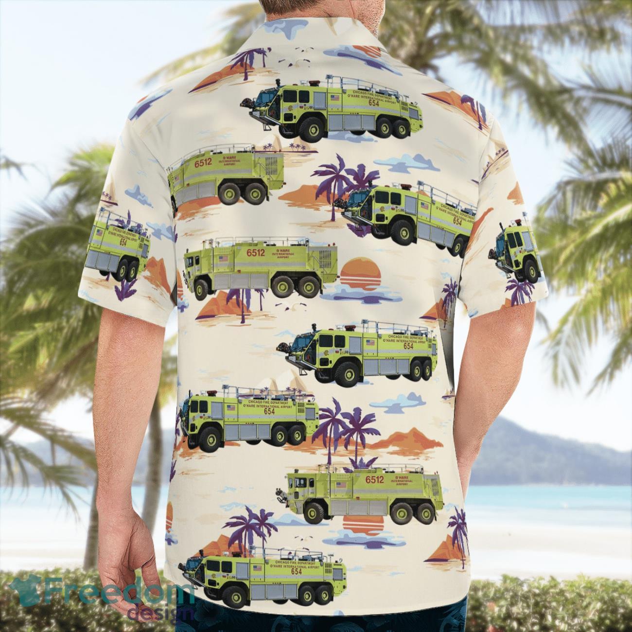 Chicago-Fire-Department-OHare-International-Airport-Hawaiian-Shirt-Beach-Shirt-Summer-Holiday-Gift-1