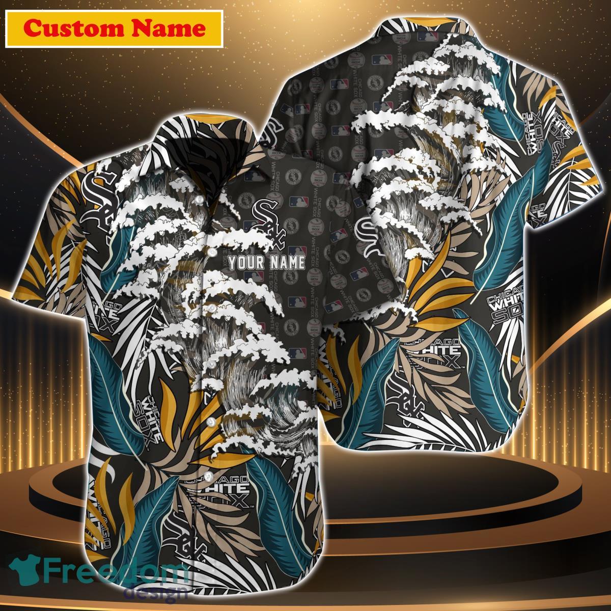 Chicago White Sox MLB Custom Name Hawaiian Shirt Impressive Gift For Men Women Fans Chicago White Sox MLB Custom Name Hawaiian Shirt Impressive Gift For Men Women Fans