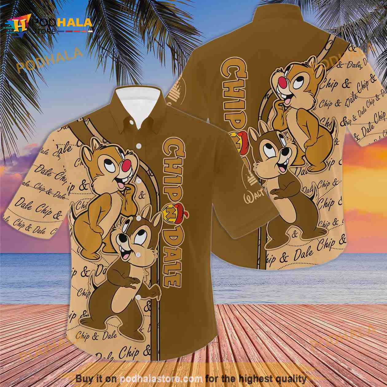 Chipmunks-Chip-Dale-Brown-Stripes-Disney-Hawaiian-Shirt-1.jpg