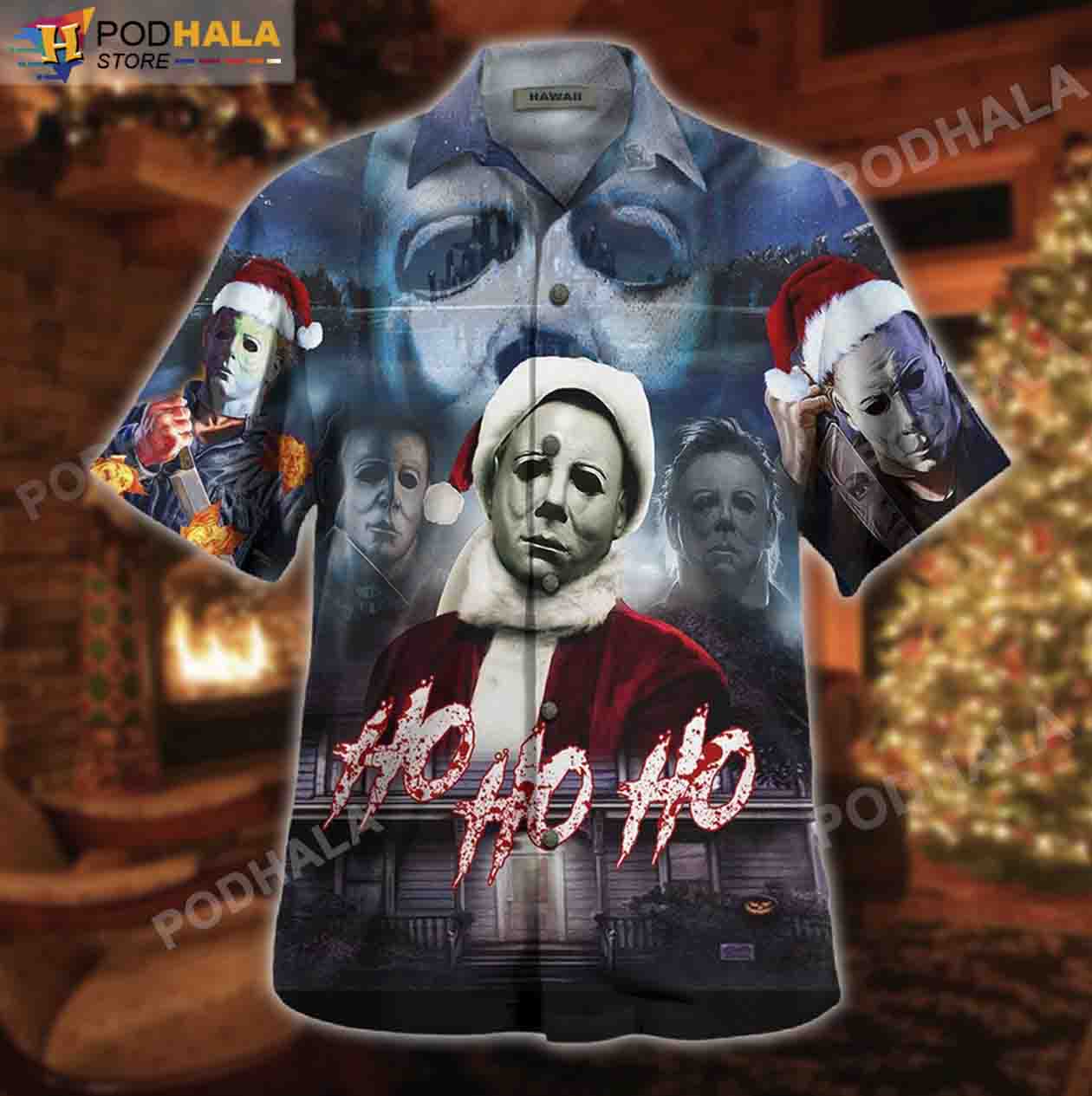 Christmas-Ho-Ho-Ho-Michael-Myers-Costume-Halloween-Hawaiian-Shirt.jpg