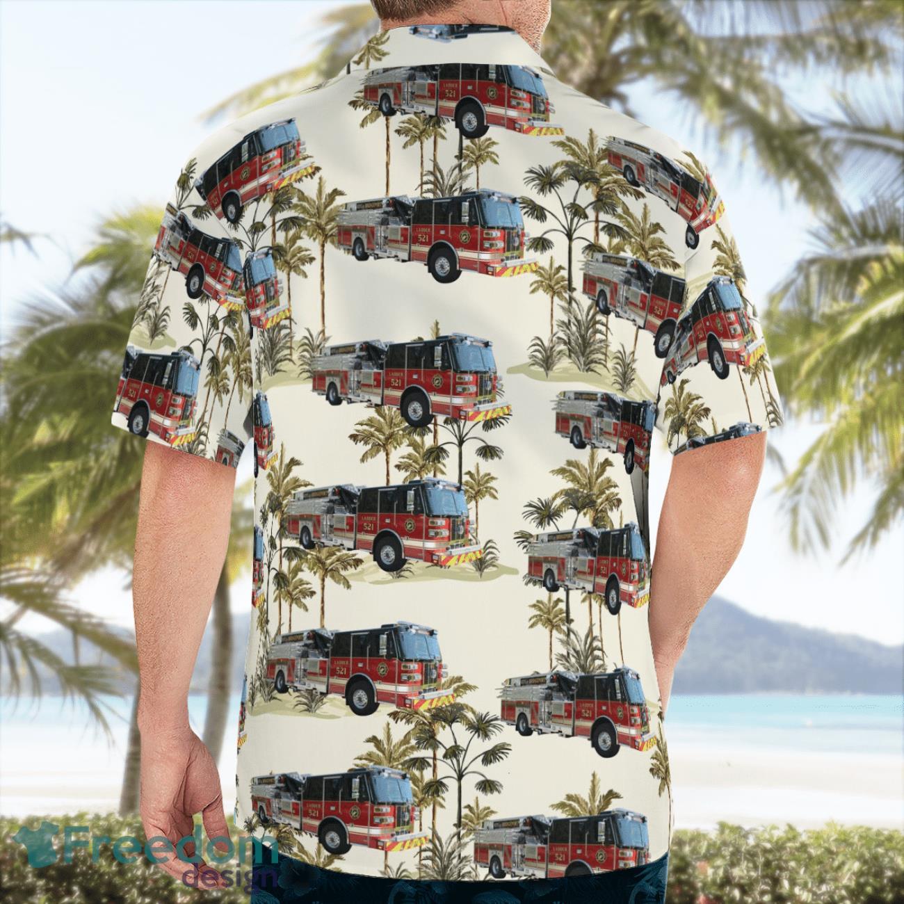 City of Bridgeport Fire Department (WV) Summer Hawaiian Shirt For Men Women