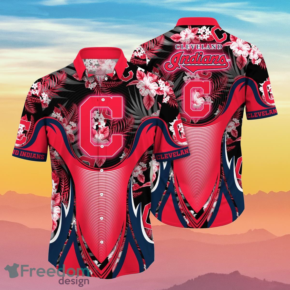 Cleveland Indians MLB Flower Hawaiian Shirt Best Gift For Men And Women Fans Cleveland Indians MLB Flower Hawaiian Shirt Best Gift For Men And Women Fans
