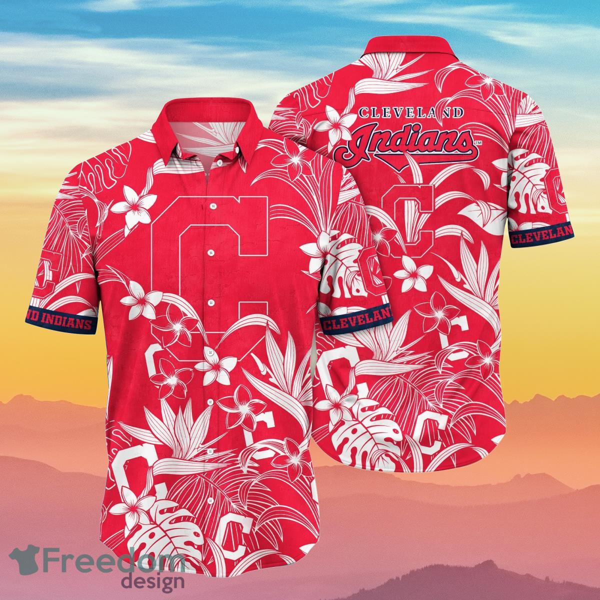 Cleveland Indians MLB Flower Hawaiian Shirt Summer Football Unique Gift For Real Fans Cleveland Indians MLB Flower Hawaiian Shirt Summer Football Unique Gift For Real Fans