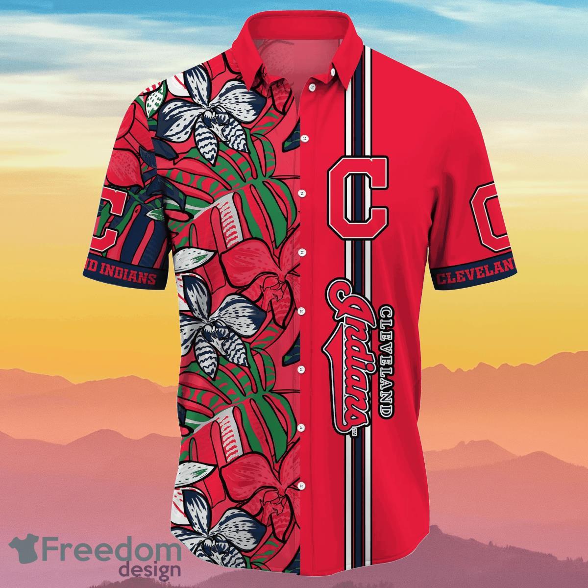 Cleveland Indians MLB Flower Hawaiian Shirt Unique Gift For Real Fans