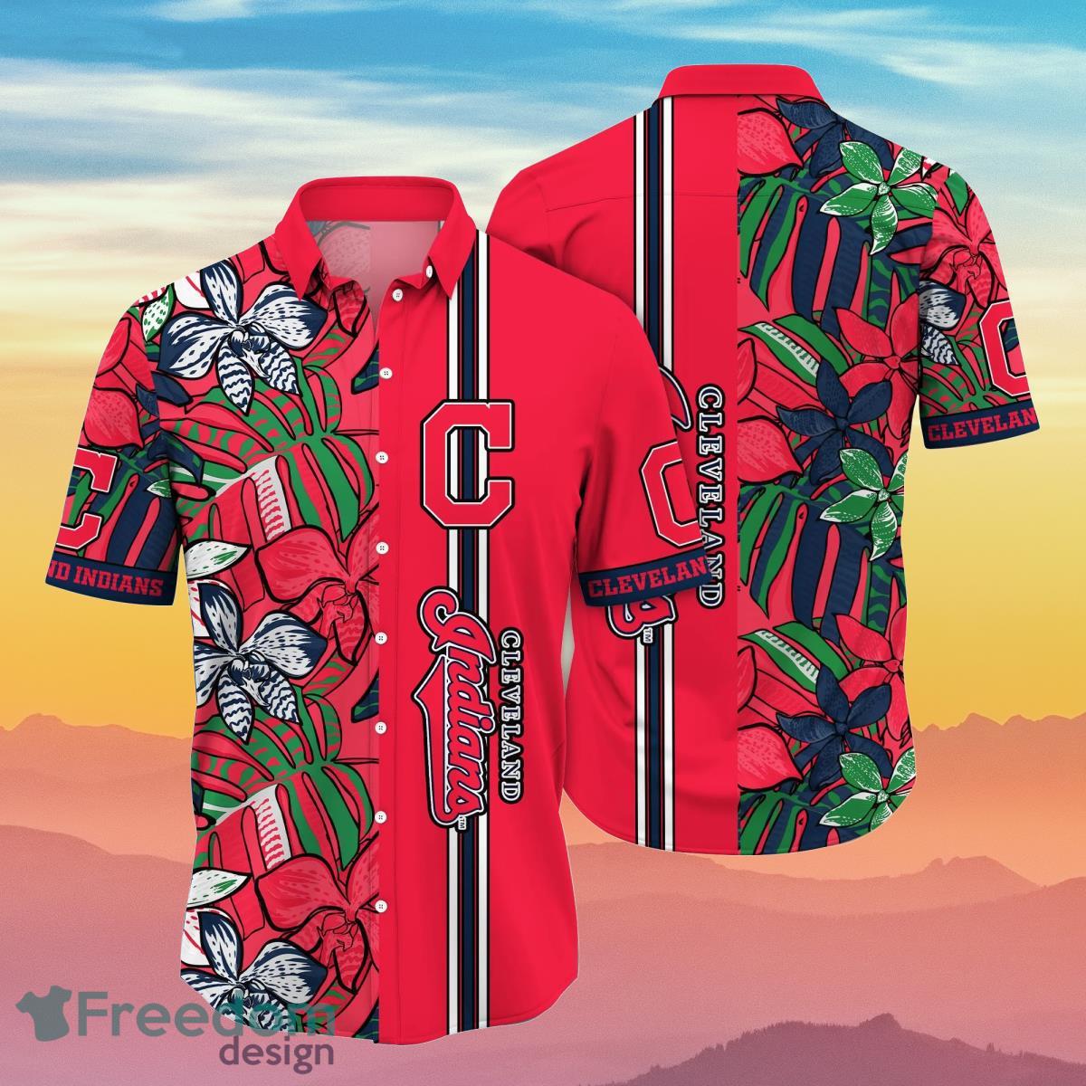 Cleveland Indians MLB Flower Hawaiian Shirt Unique Gift For Real Fans Cleveland Indians MLB Flower Hawaiian Shirt Unique Gift For Real Fans