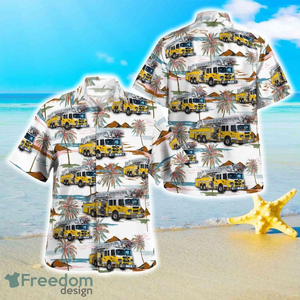 Clinton City Fire Department Hawaiian Shirt Best Style For Men Women Clinton City Fire Department Hawaiian Shirt Best Style For Men Women