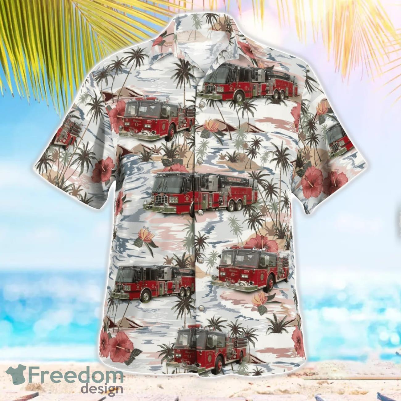 NY Fire Department Beach Hawaiian Shirt Summer Gift NY Fire Department Beach Hawaiian Shirt Summer Gift