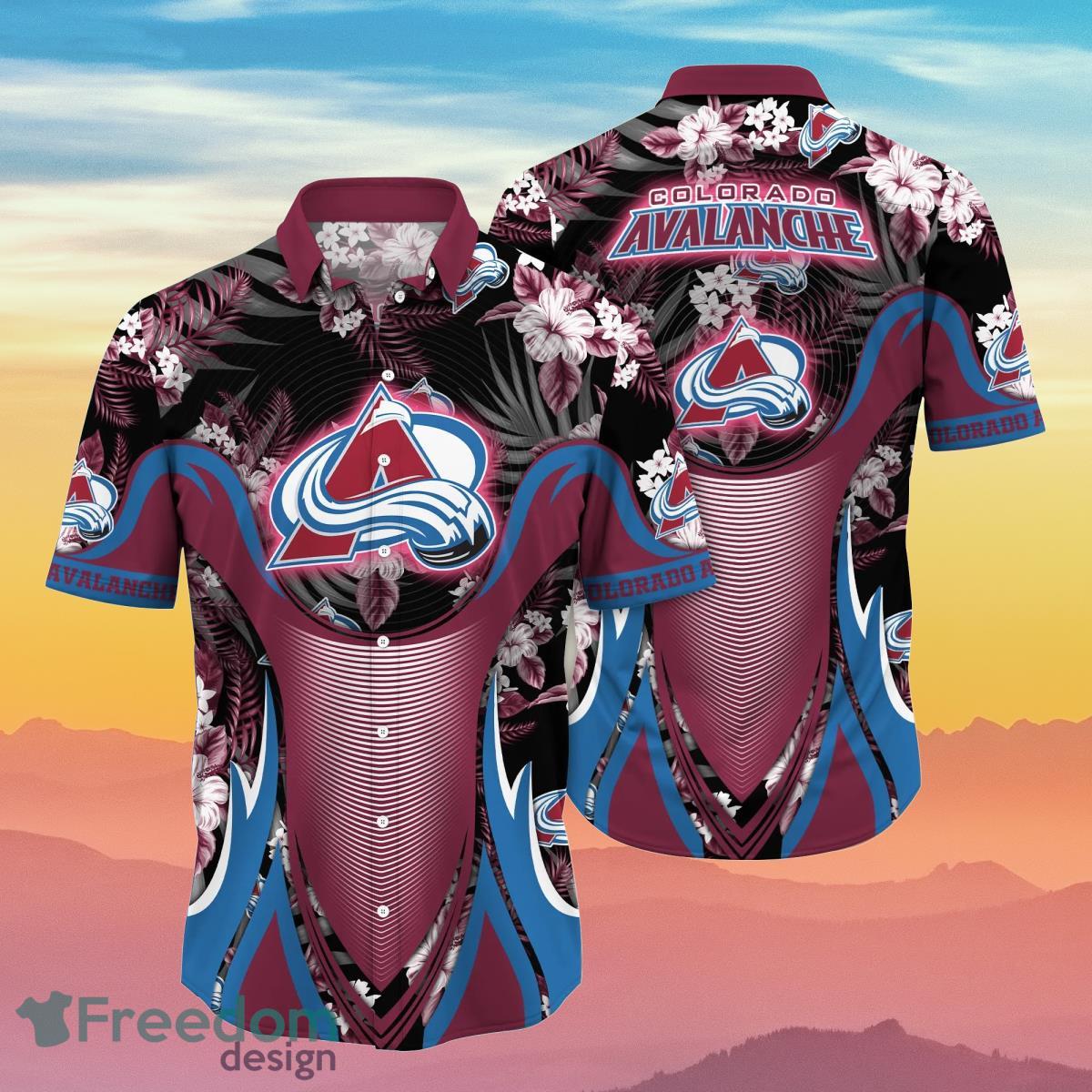 Colorado Avalanche NHL Flower Hawaiian Shirt Best Gift For Men And Women Fans Colorado Avalanche NHL Flower Hawaiian Shirt Best Gift For Men And Women Fans