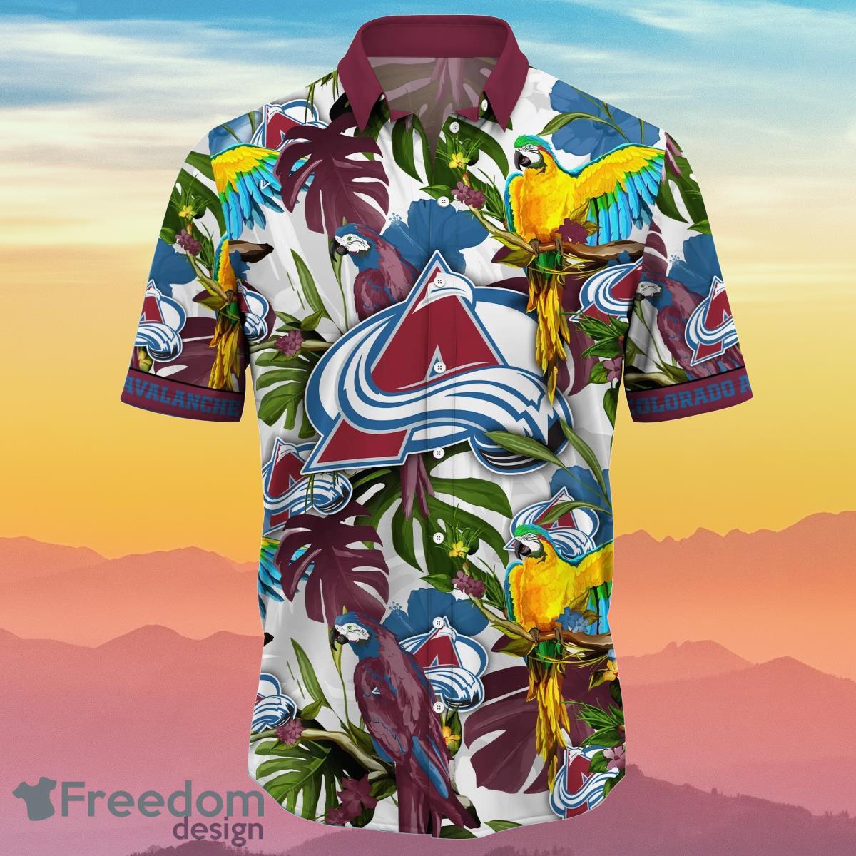 Colorado Avalanche NHL Flower Hawaiian Shirt Best Gift Idea For Fans