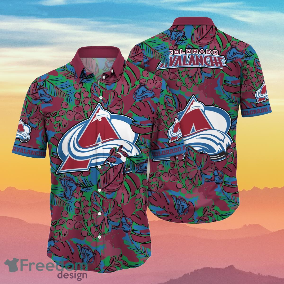 Colorado Avalanche NHL Flower Hawaiian Shirt Impressive Gift For Real Fans Colorado Avalanche NHL Flower Hawaiian Shirt Impressive Gift For Real Fans
