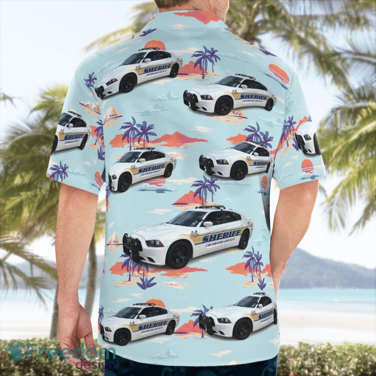 Colorado-County-Sheriffs-Office-Dodge-Charger-Texas-3D-Summer-Aloha-Hawaiian-Shirt-1