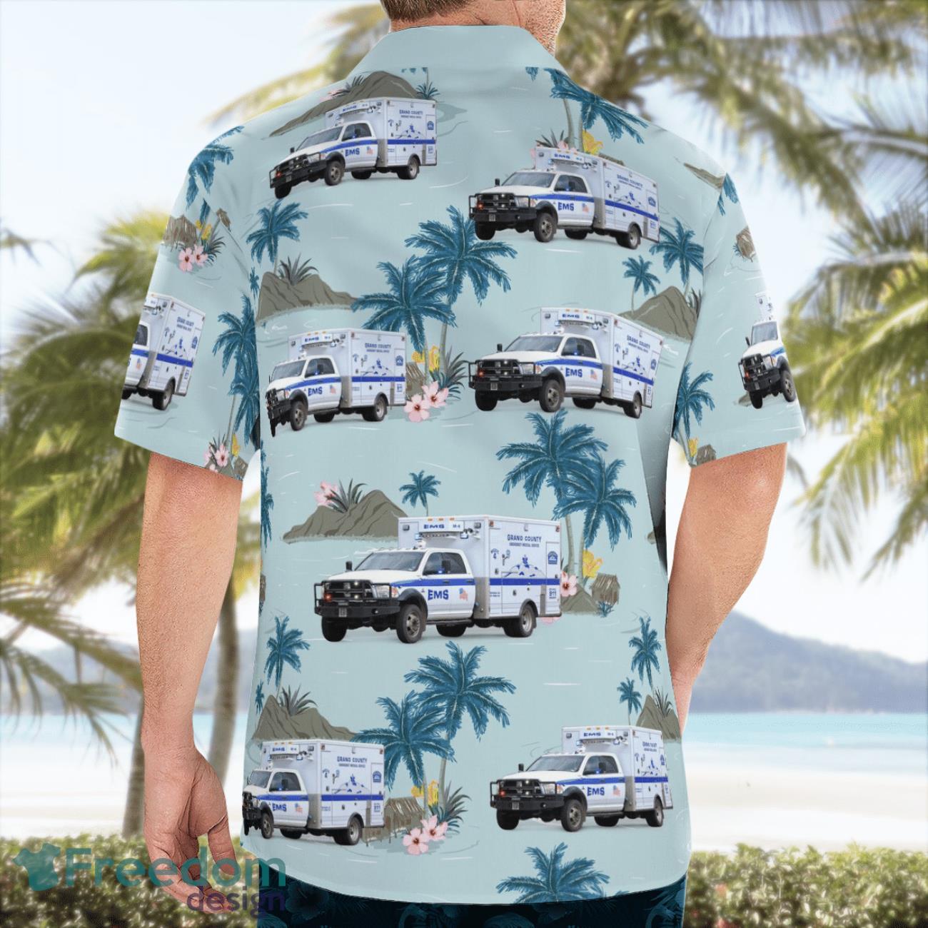 Grand County EMS Hawaiian Shirt Beach Shirt For Men And Women Grand County EMS Hawaiian Shirt Beach Shirt For Men And Women
