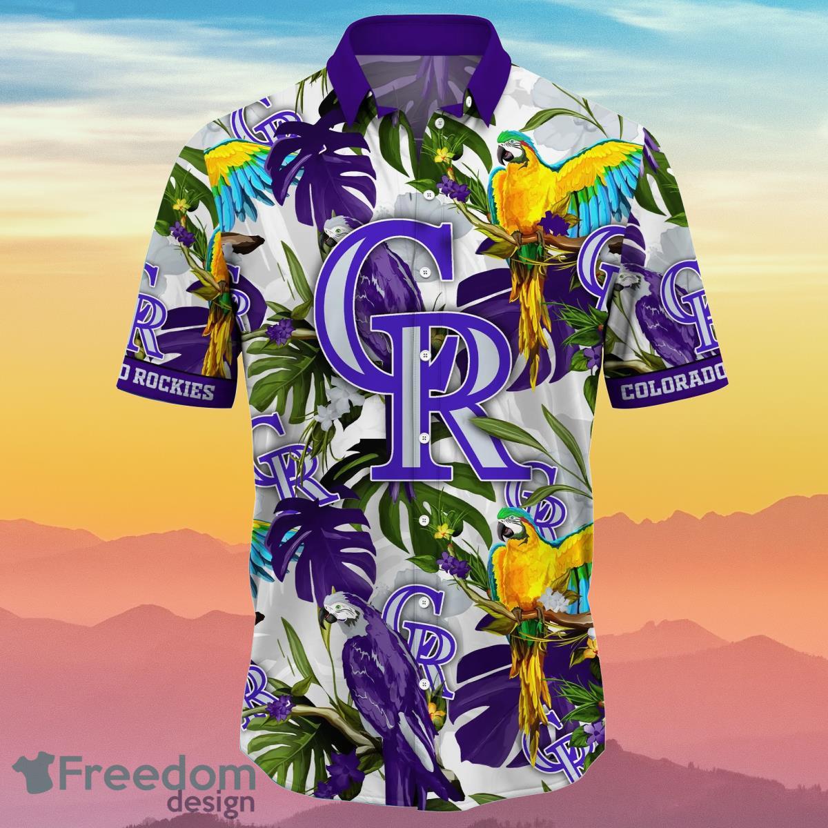 Colorado Rockies MLB Flower Hawaiian Shirt Best Gift Idea For Fans