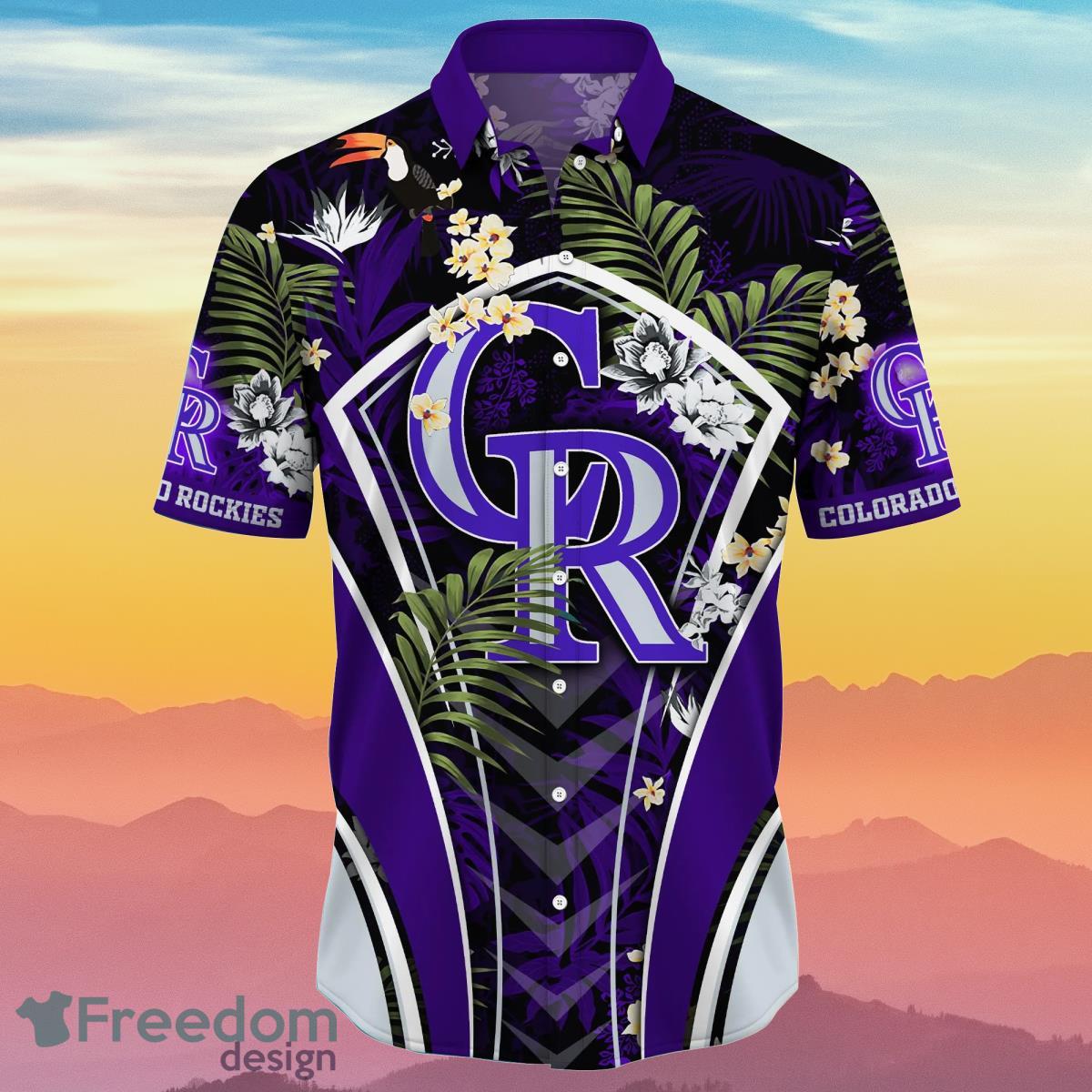 Colorado Rockies MLB Flower Hawaiian Shirt Impressive Gift For Fans