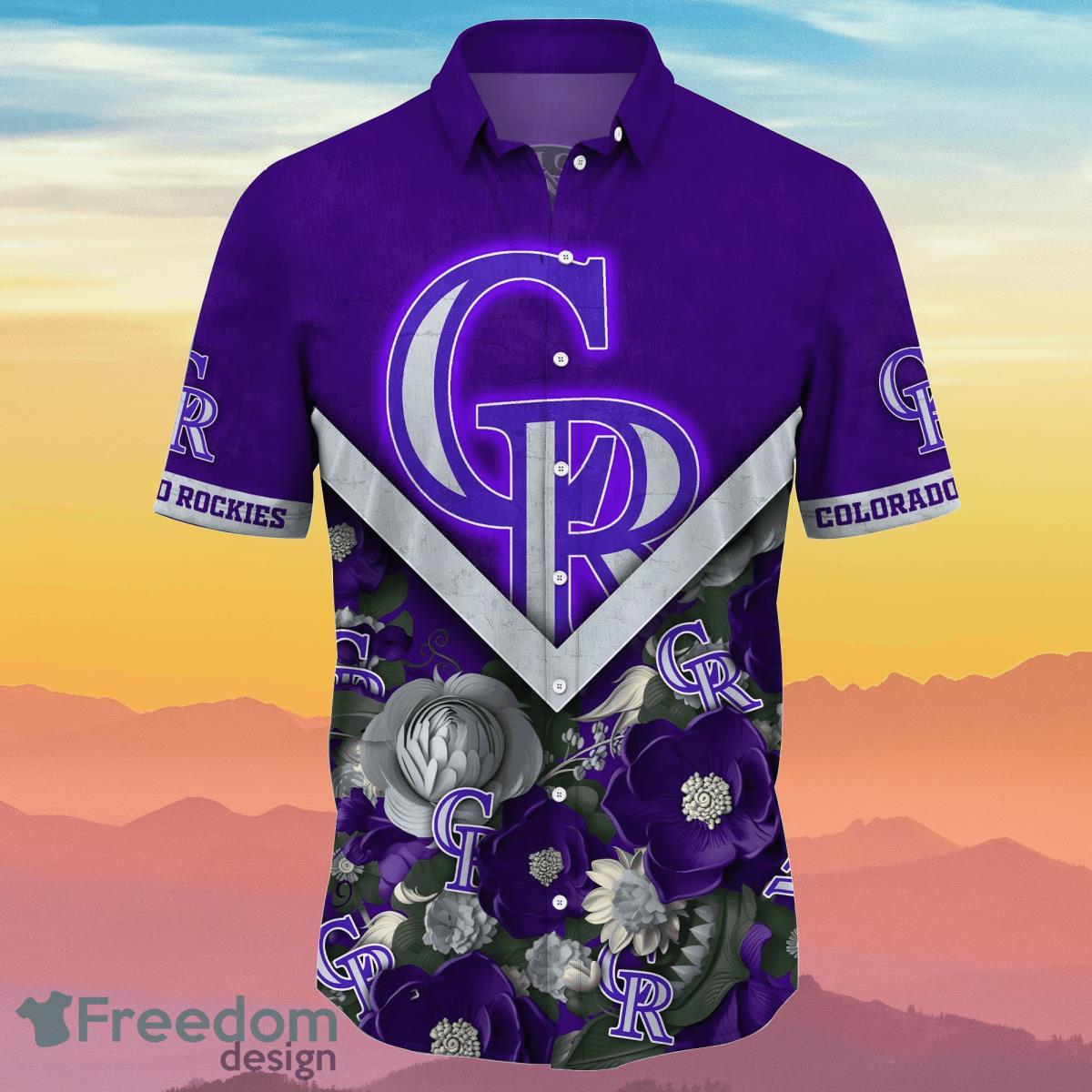 Colorado Rockies MLB Flower Hawaiian Shirt Unique Gift For Men And Women Fans