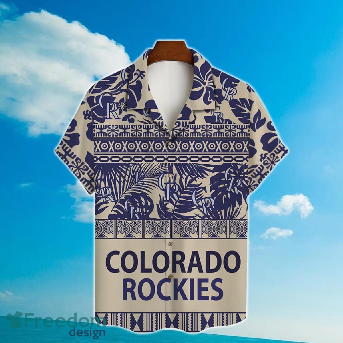 Colorado Rockies Major League Baseball MLB 2023 AOP Hawaiian Shirt